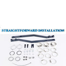 SHARKROAD 2.5" Classic TRUE-DUALS Full Exhaust System For Harley Softail 2000-2017 Models