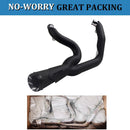 Sharkroad Cerakote Ceramic Coating 2-Into-1 Exhaust for 1995-2016 Harley Touring-Sound Great