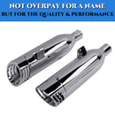 Sharkroad 4.0" Slip-on Chrome Exhaust for Indian Scout 2015-2025 – Deep V-Twin Sound