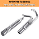 SHARKROAD Performance 2-1 Full System for Harley Exhaust Pipes 95-16 Touring