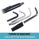SHARKROAD Rumble Tone 2 Into 1 Exhaust For Harley Touring Exhaust 2017-up Models
