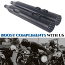 Sharkroad Harley Touring 1995-2016 4.0” Black Slip On Mufflers