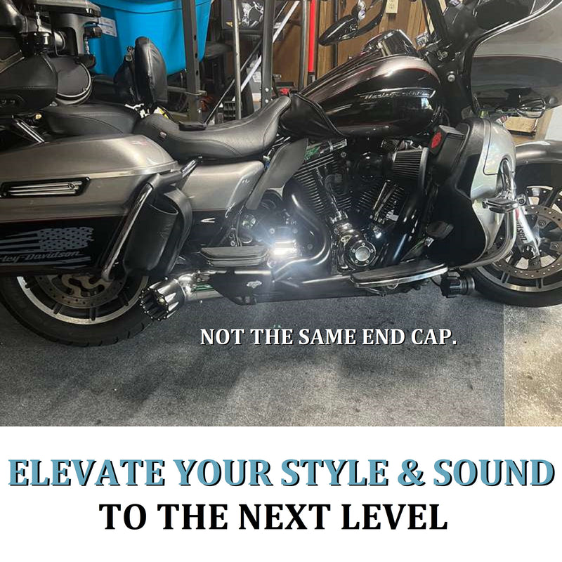 SHARKROAD 2-into-1 Exhaust for Harley Softail Exhaust Pipes, Enhance 2018-up Softail Models