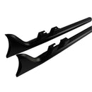 Sharkroad Black Fishtail 33" Slip-On Muffler for Harley Touring (1995-2016) - High-Quality Steel, Enhanced Sound BACK ORDER