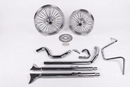 Sharkroad Cholo Fishtails System for Harley Softail 2000-2017 Models 36 inch