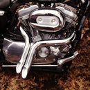 1984-UP 2" LAF Drag Pipes Wrapped Exhaust For Harley Softail Sportster 883 for Australia