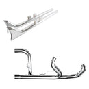 True Duals with Fishtail Slip ons Full System for Harley Touring