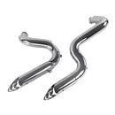 Performance Exhaust Drag Pipe 2 inot 2 for Harley 1984-2016 Forward-control Touring CVO Dyna SoftailI