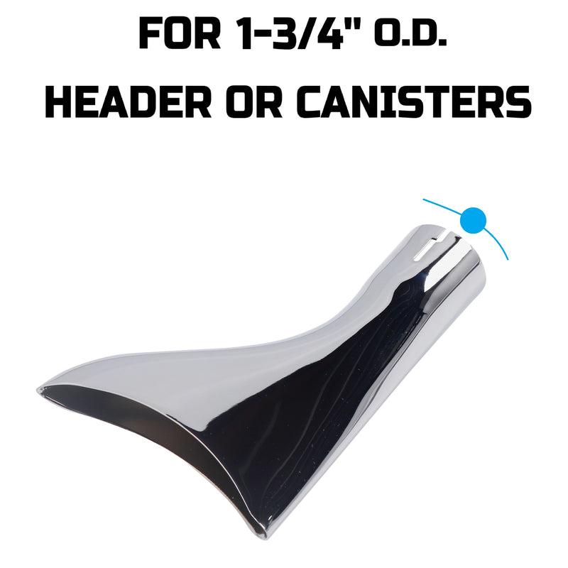 Sharkroad 1 3/4"OD fishtail end caps