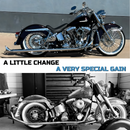 SharkRoad Upswept Fishtail Slip Ons for True Dual Exhaust Systems Harley Davidson Softail