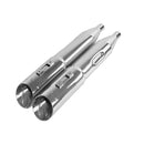 5.0'' Chrome Slip on Mufflers for Harley Touring 1995-2025 Exhaust, Upgrading Style