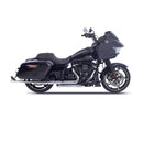 Sharkroad 33~42" Chrome Fishtail Slip-On Muffler for 2017-UP Touring Models