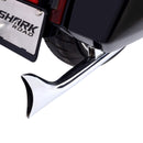 Sharkroad Chrome Fishtail Slip-On Muffler for Harley Touring (1995-2016) - High-Quality Steel, Enhanced Sound