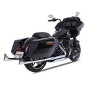 Sharkroad 33~42" Chrome Fishtail Slip-On Muffler for 2017-UP Touring Models