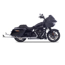 Sharkroad 33~42" Chrome Fishtail Slip-On Muffler for 2017-UP Touring Models