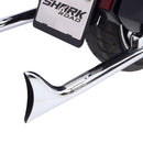Sharkroad 33~42" Chrome Fishtail Slip-On Muffler for 2017-UP Touring Models