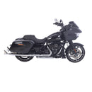 Sharkroad 36" Chrome Fishtail Slip-on Muffler for 2017-UP Harley Touring - Get the Classic Look and Thunderous Sound You Desire