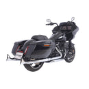 Sharkroad 36" Chrome Fishtail Slip-on Muffler for 2017-UP Harley Touring - Get the Classic Look and Thunderous Sound You Desire