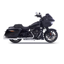 Sharkroad 4.5” Chrome Slip On Mufflers Exhaust for Harley Touring 1995-2016 Pro-Baffle