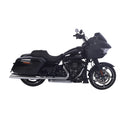 Sharkroad Harley Touring M8 2017-UP 4.5” Chrome Slip On Mufflers PRO BAFFLE