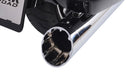 Sharkroad Harley Touring M8 2017-UP 4.5” Chrome Slip On Mufflers PRO BAFFLE