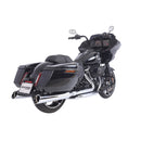 Sharkroad Harley Touring M8 2017-UP 4.5” Chrome Slip On Mufflers PRO BAFFLE