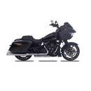 Sharkroad 2017-UP 4” Chrome Slip On Mufflers Exhaust for Harley Touring M8