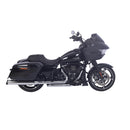Sharkroad Harley Touring M8 2017-UP 4.5” Chrome Slip On Mufflers PRO BAFFLE