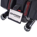 Sharkroad 4.0” Chrome Slip On Mufflers Exhaust for Harley Touring 1995-2016
