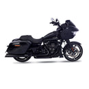Sharkroad Harley Touring 2017-UP 4.5” Black Slip On Mufflers PRO BAFFLE