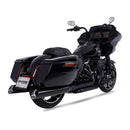 Sharkroad Harley Touring 2017-UP 4.5” Black Slip On Mufflers PRO BAFFLE