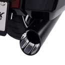 Sharkroad Harley Touring 2017-UP 4.5” Black Slip On Mufflers PRO BAFFLE