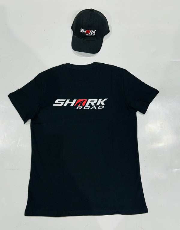 Sharkroad cap and short-sleeve set