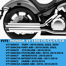 Sharkroad 3.0'' Slip on Mufflers for Honda Sabre, Stateline, Interstate & Honda Fury Exhaust 2010-2024