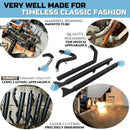 SHARKROAD Fishtail True Dual Black Ceramic Softail Exhaust for 2018-up Heritage Models