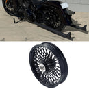 Sharkroad Front and Rear Wheels Combo for Harley Touring Fat Spoke Wheel Black W/Rotors