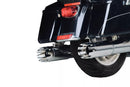 5.0'' Chrome Slip on Mufflers for Harley Touring 1995-2025 Exhaust, Upgrading Style