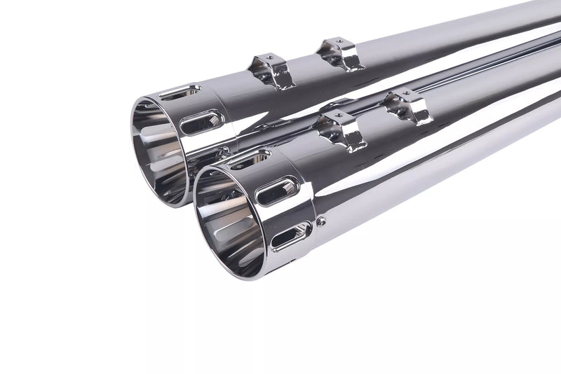 For 2017-UP Harley Davidson touring 4.4 inch Chrome megaphone slip on mufflers