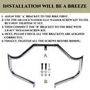 1.5 Inch Big Dude Highway Bars for Harley Softail 2018-2023 Engine Guard Installing BACK ORDER