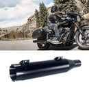 SHARKROAD 4.0''Chrome Slip on for Harley Sport Glide 2018-up Chrome