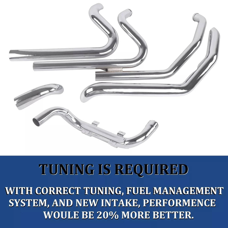 Header Pipes for Harley Touring 1995-2008 Models' Full System Exhaust Upgrading