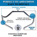 1.5-INCH Solid Crash Bars for Harley Davidson 1995-up Touring Crash Bar Update