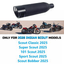 Amazing Deep Rumble Sound 4.0'' Slip-on Exhaust for 2025 Indian Scout Models