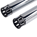 Sharkroad 3.0'' Slip-on Mufflers for Harley Softail Exhaust Upgrading, Deep Rumble Tone