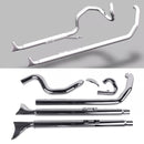 33inch True Dual Fishtail Exhaust for Harley Softail 2000-2017 Partial Models Upgrading