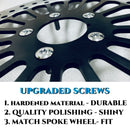 Hardened Front Rotors TORX Bolts for Harley Brake Rotors, OEM 43655 Brake Parts