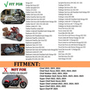 Roaring-Tone Muscle-Look 4.5" Mufflers for 2014-2025 Bagger Indian Exhaust