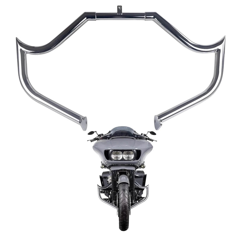 1.5-INCH Solid Crash Bars for Harley Davidson 1995-up Touring Crash Bar Update
