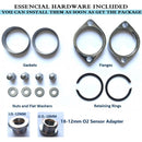 1984-UP 2" LAF Drag Pipes Wrapped Exhaust For Harley Softail Sportster 883 for Australia