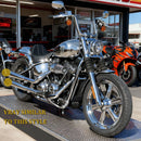 Sharkroad 3.0'' Slip-on Mufflers for Harley Softail Exhaust Upgrading, Deep Rumble Tone